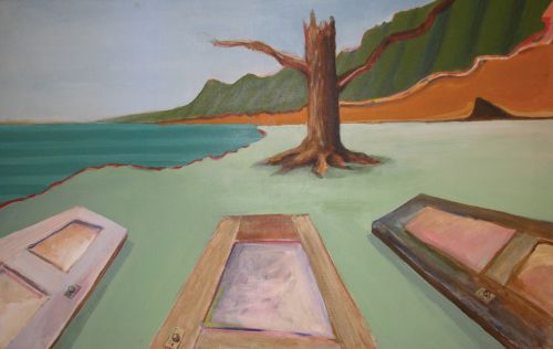 Doors on the shore © Bill Buckley, all rights reserved.