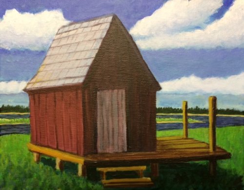 Plum Island Boathouse © Bill Buckley, all rights reserved.